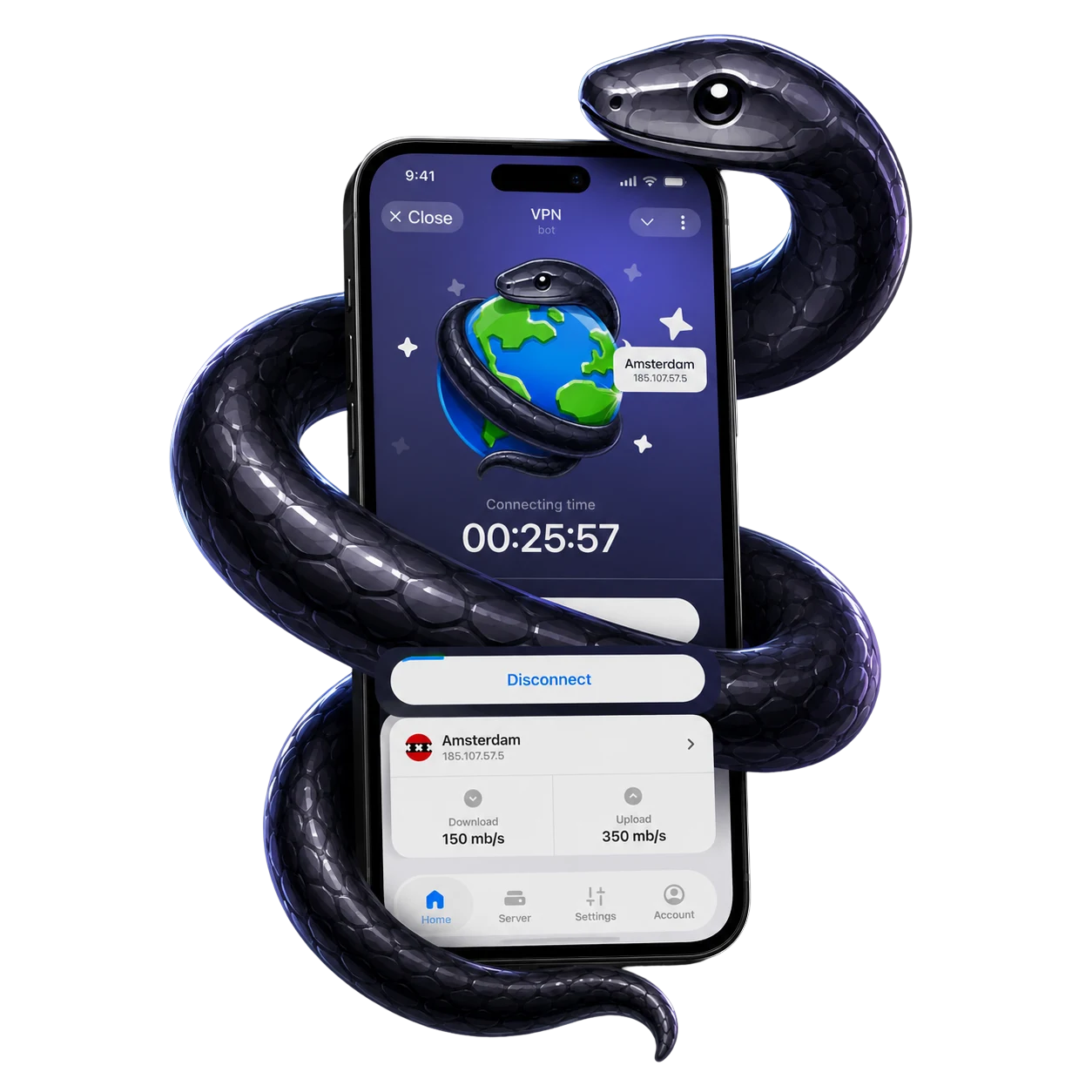 Приложение Mamba на смартфоне